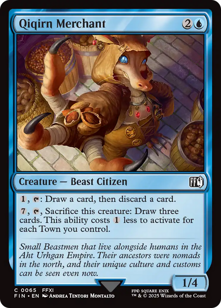 Qiqirn Merchant  [Foil]  (FIN-065) - [FINAL FANTASY] - Trinity Hobby