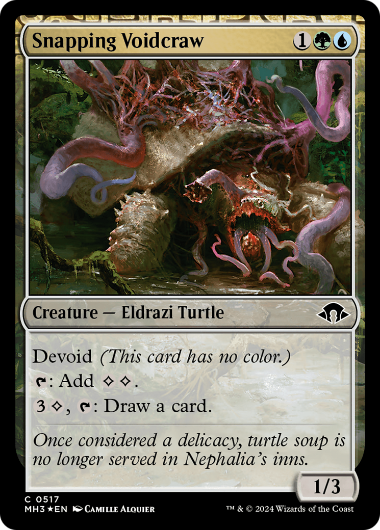 Snapping Voidcraw (Ripple Foil) [Modern Horizons 3] - Trinity Hobby