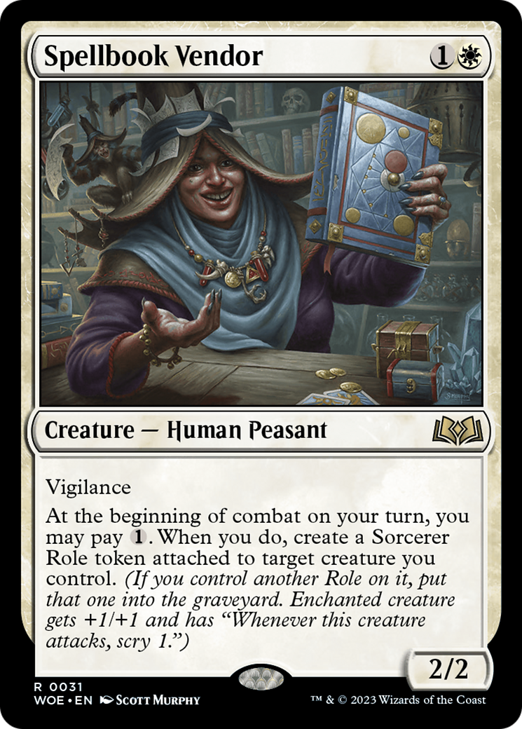 Spellbook Vendor [Wilds of Eldraine] - Trinity Hobby