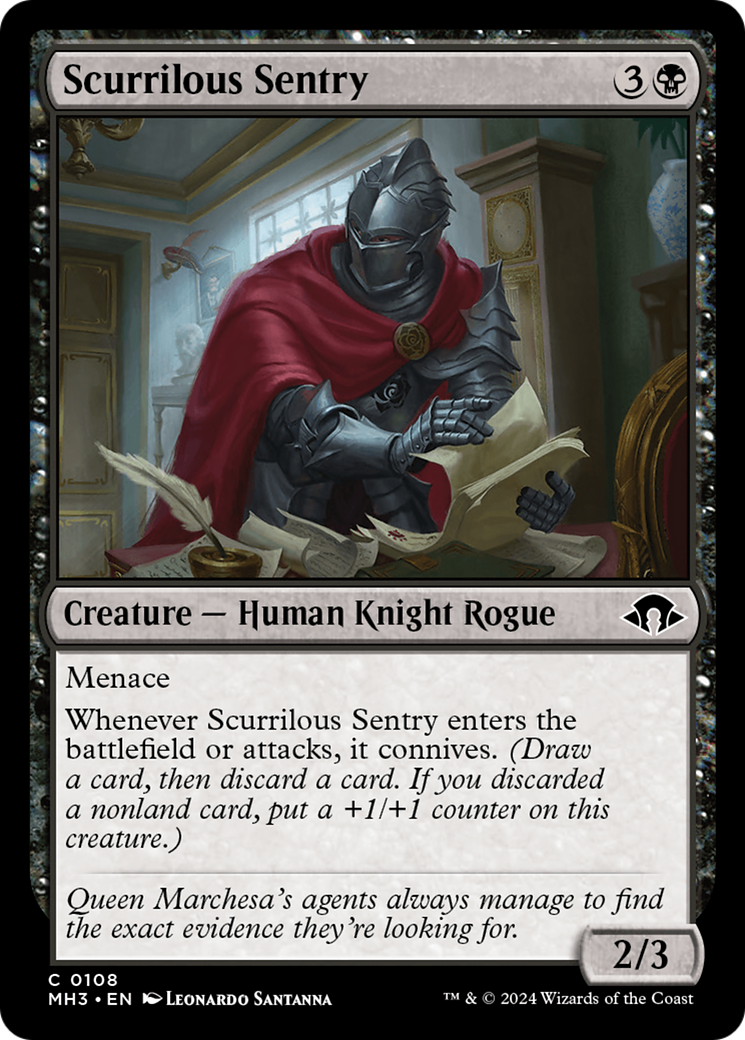 Scurrilous Sentry [Modern Horizons 3] - Trinity Hobby