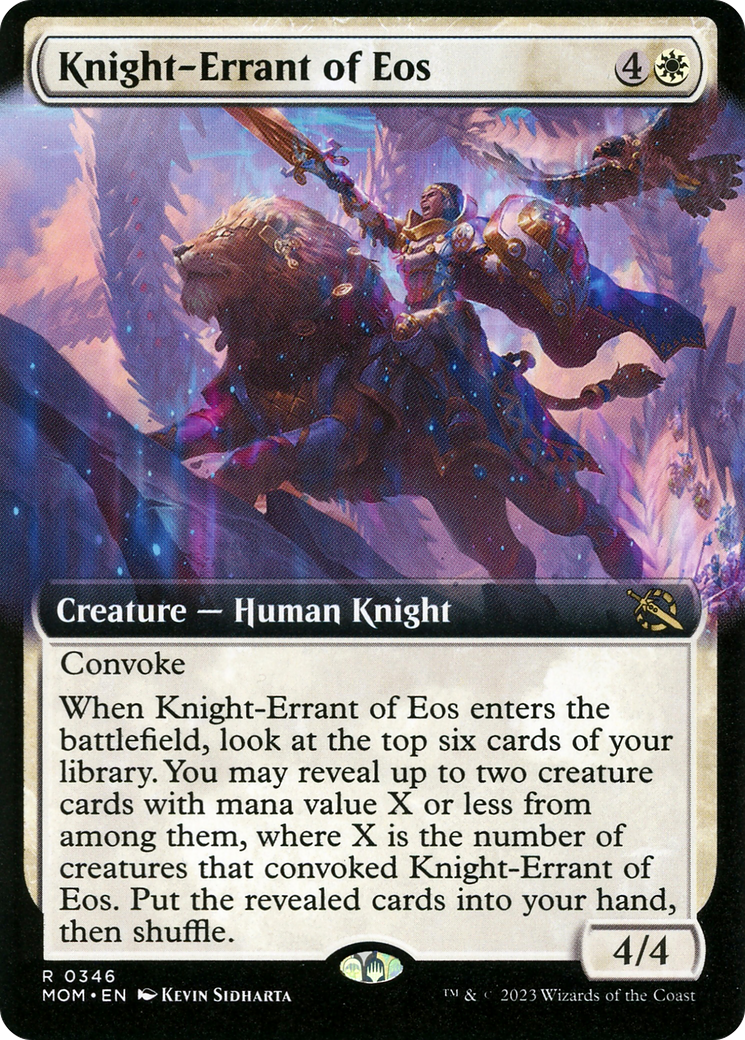 Knight-Errant of Eos (Extended Art) [March of the Machine] - Trinity Hobby