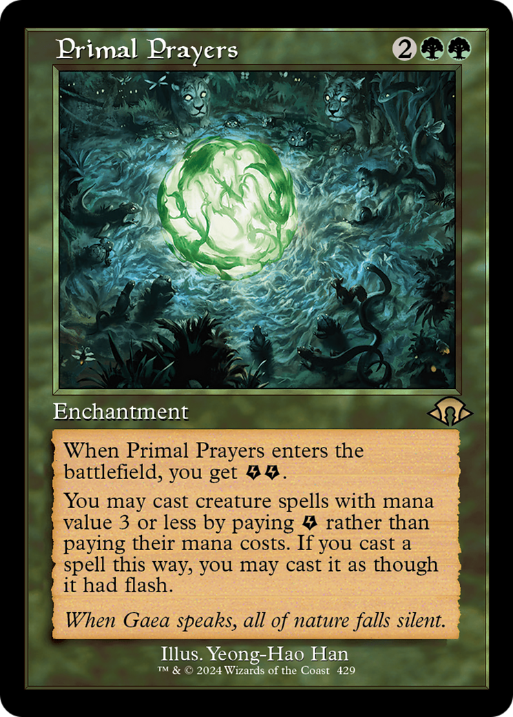 Primal Prayers (Retro) [Modern Horizons 3] - Trinity Hobby