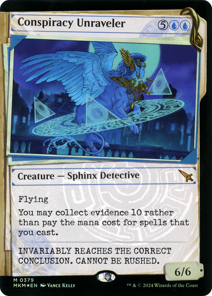 Conspiracy Unraveler (Showcase) (Invisible Ink) [Murders at Karlov Manor] - Trinity Hobby