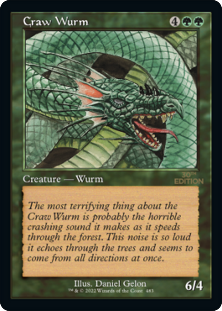 Craw Wurm (Retro) [30th Anniversary Edition] - Trinity Hobby