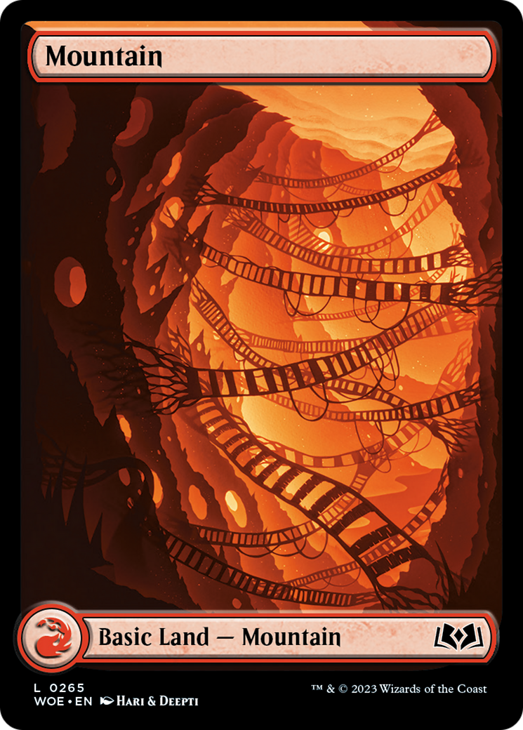 Mountain (265) (Full-Art) [Wilds of Eldraine] - Trinity Hobby