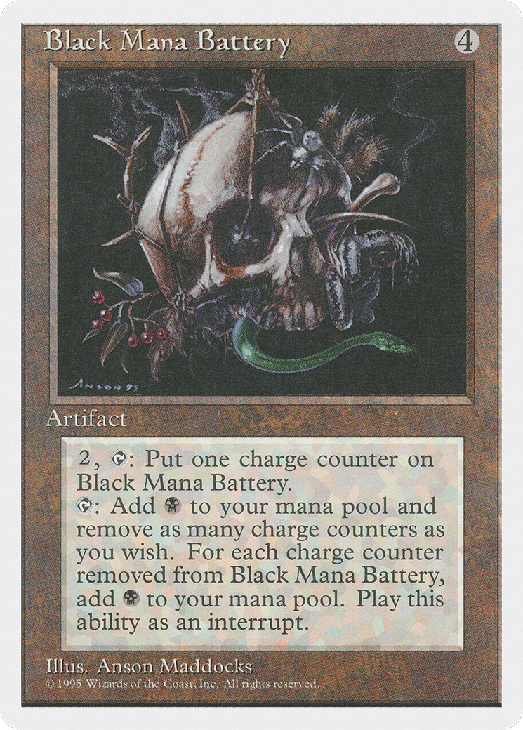 Black Mana Battery [Fourth Edition] - Trinity Hobby