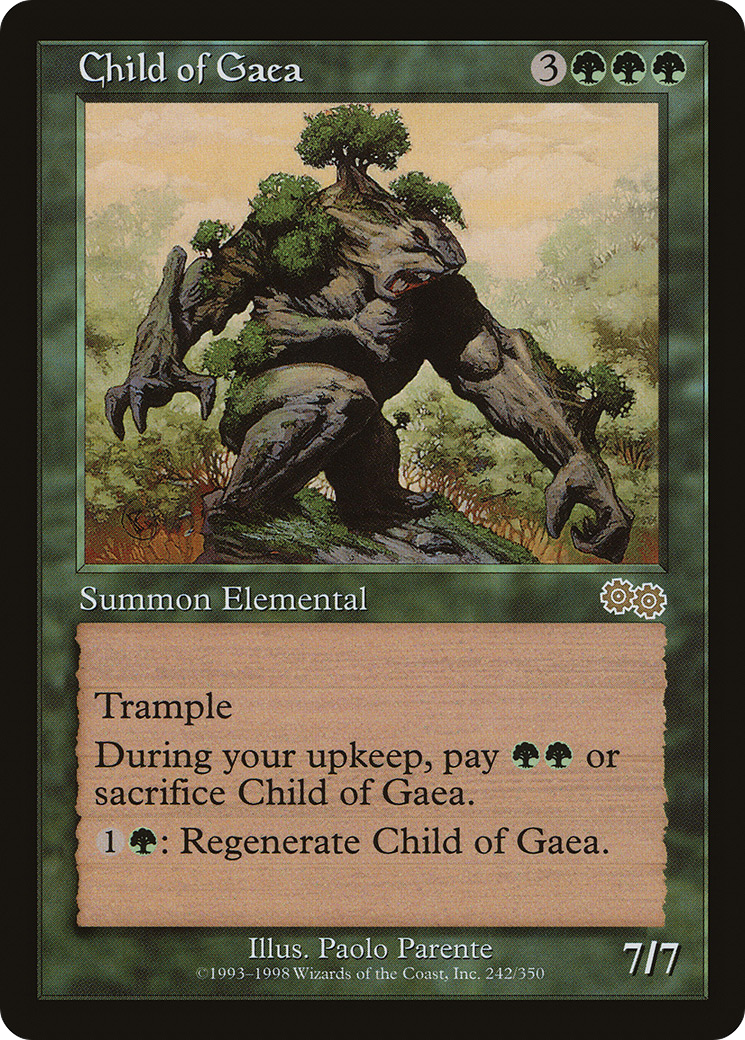Child of Gaea [Urza's Saga] - Trinity Hobby