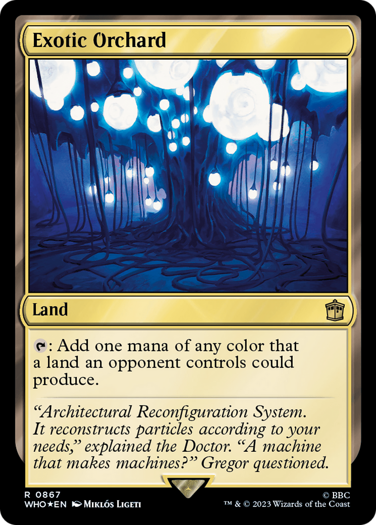 Exotic Orchard (Surge Foil) [Doctor Who] - Trinity Hobby