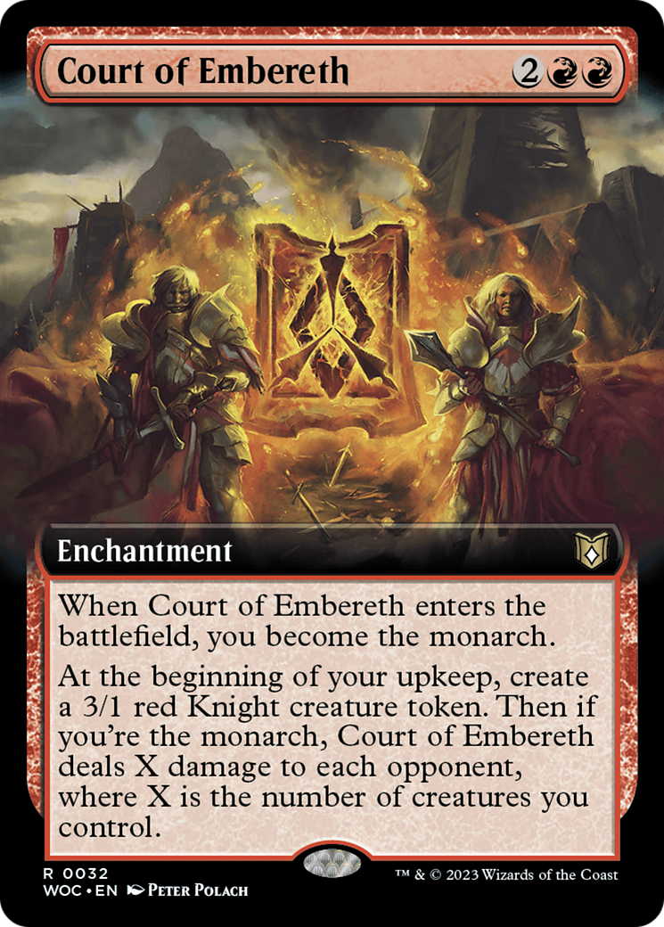 Court of Embereth (Extended Art) [Wilds of Eldraine Commander] - Trinity Hobby