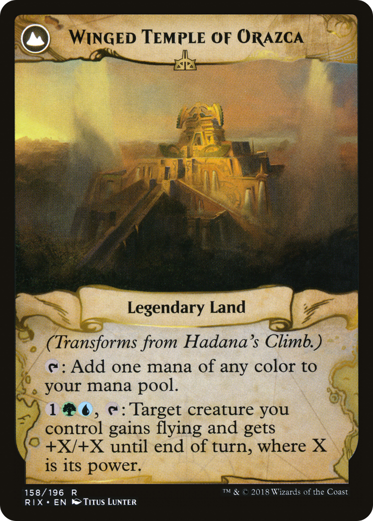 Hadana's Climb // Winged Temple of Orazca [Secret Lair: From Cute to Brute] - Trinity Hobby