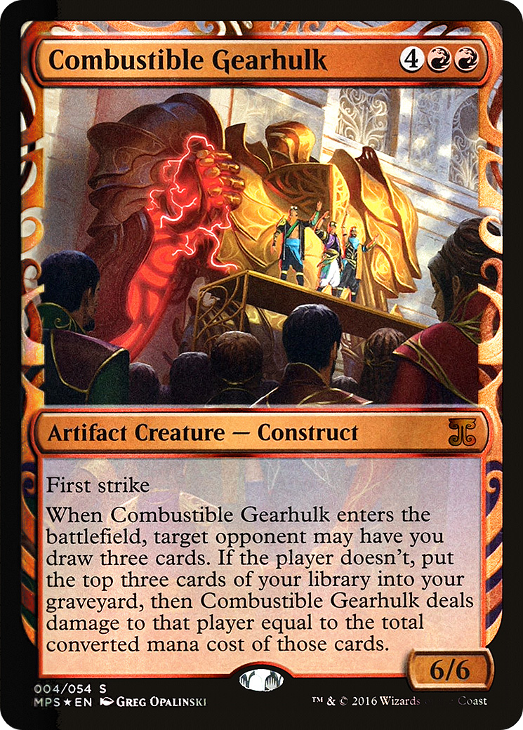 Combustible Gearhulk [Kaladesh Inventions] - Trinity Hobby