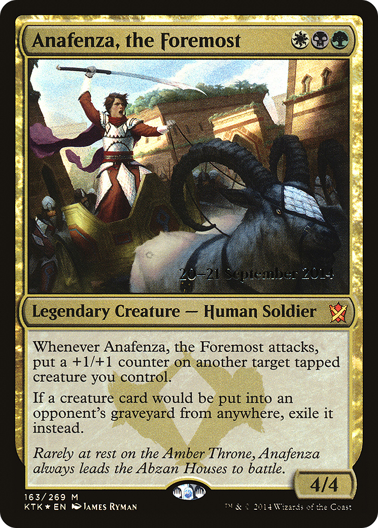 Anafenza, the Foremost [Khans of Tarkir Prerelease Promos] - Trinity Hobby