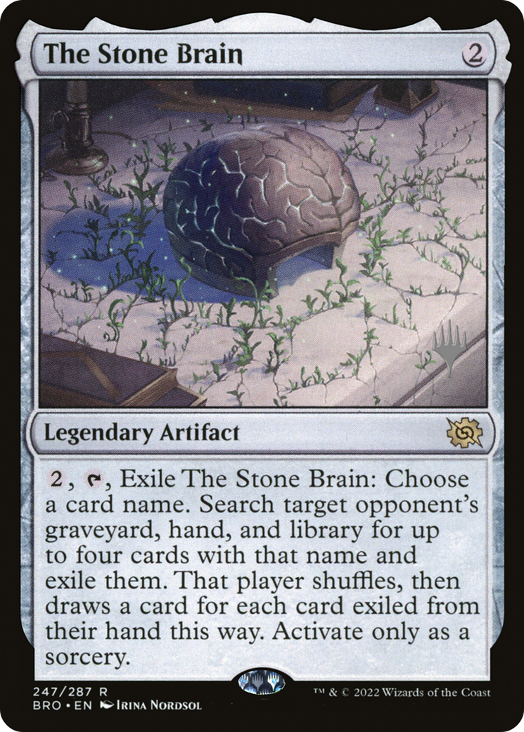 The Stone Brain (Promo Pack) [The Brothers' War Promos] - Trinity Hobby
