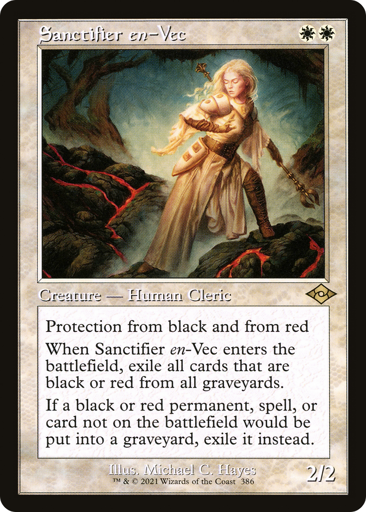 Sanctifier en-Vec [Etched Foil]  (MH2-386) - [Modern Horizons 2] - Trinity Hobby