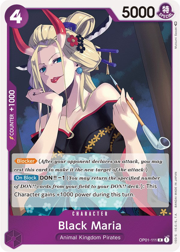 Black Maria (OP01-111) - [Romance Dawn] Foil - Trinity Hobby