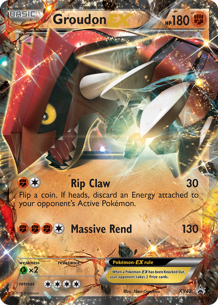 Groudon EX (XY42) [XY: Black Star Promos] - Trinity Hobby