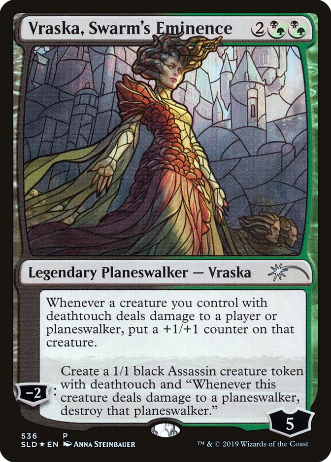 Vraska, Swarm's Eminence (Stained Glass) [Secret Lair Drop Promos] - Trinity Hobby
