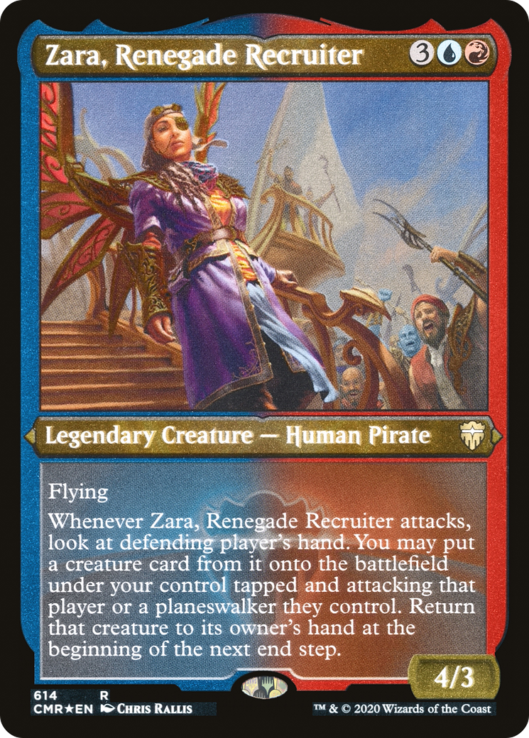 Zara, Renegade Recruiter (CMR-614) - [Commander Legends] Foil - Trinity Hobby