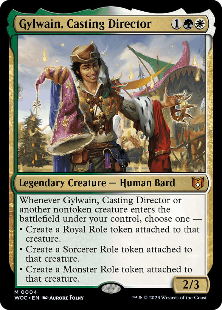 Gylwain, Casting Director [Wilds of Eldraine Commander] - Trinity Hobby