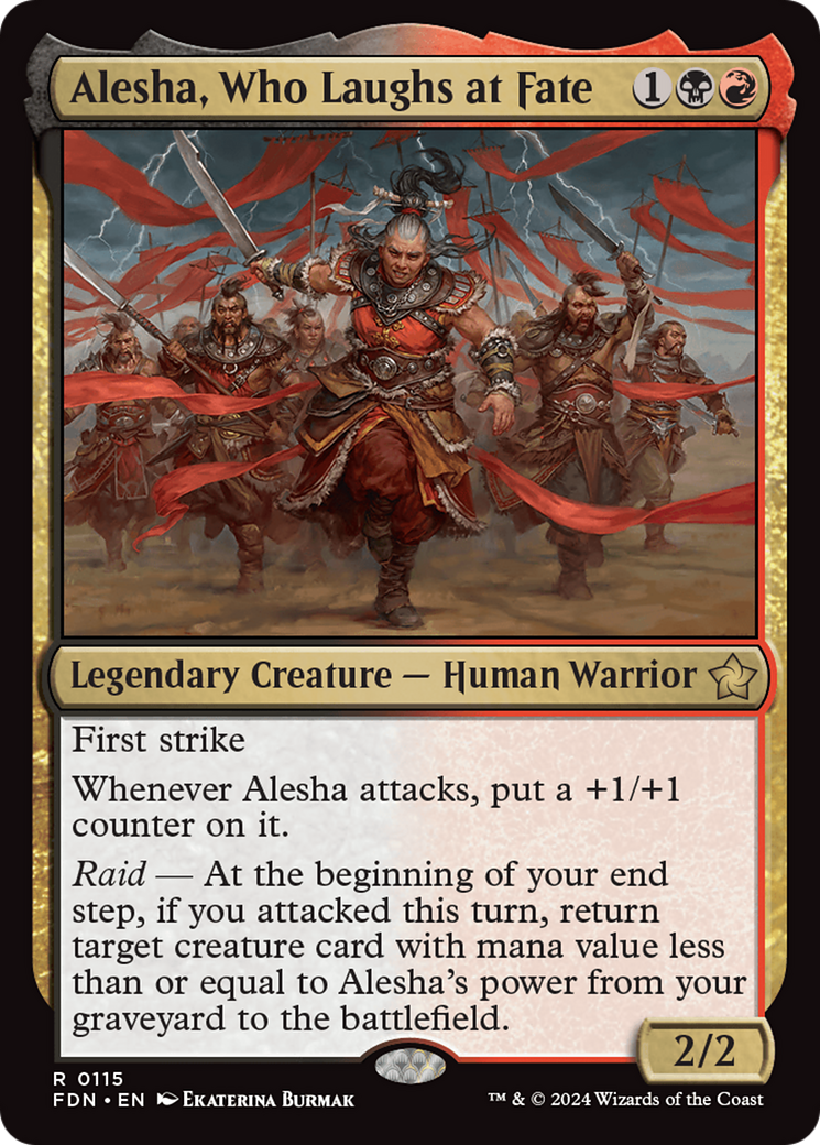 Alesha, Who Laughs at Fate [Foundations] - Trinity Hobby