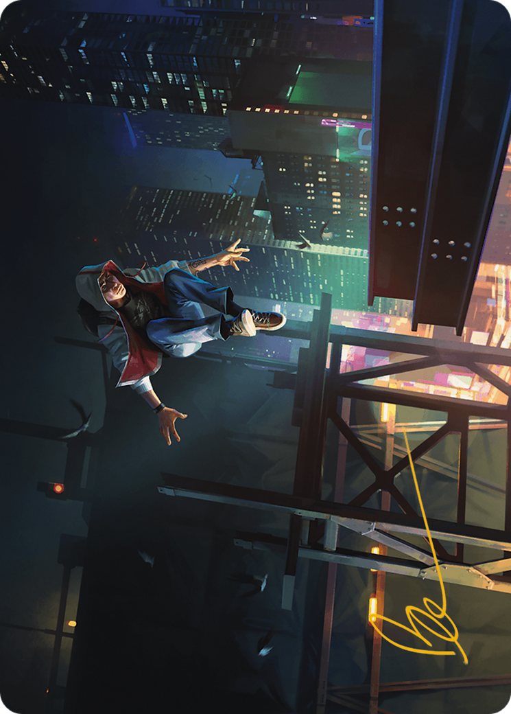 Desmond Miles Art Card (Gold-Stamped Signature)  (ASACR-002) - [Assassin's Creed Art Series] (Borderless) - Trinity Hobby