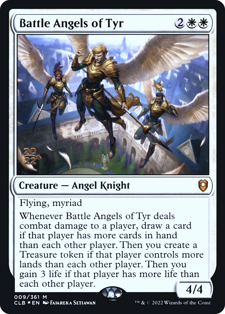 Battle Angels of Tyr [Commander Legends: Battle for Baldur's Gate Prerelease Promos] - Trinity Hobby