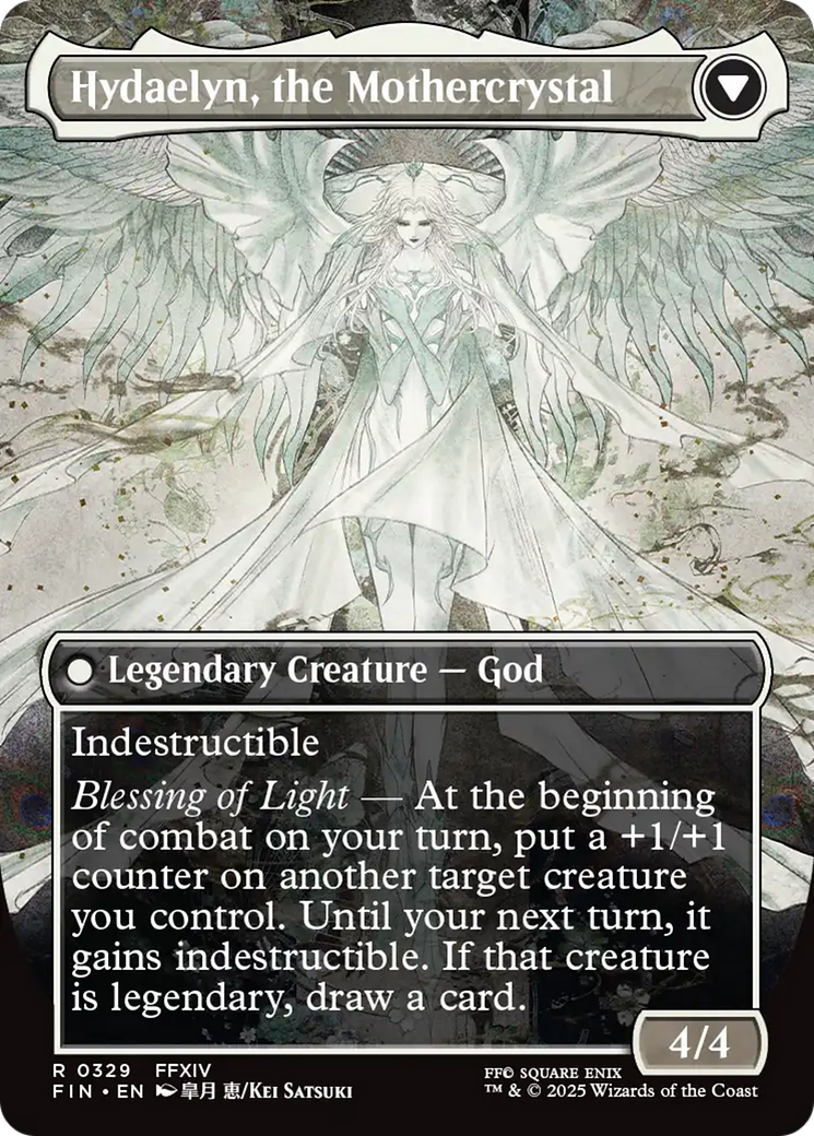 Venat, Heart of Hydaelyn // Hydaelyn, the Mothercrystal  (FIN-329) - [FINAL FANTASY] (Borderless) - Trinity Hobby