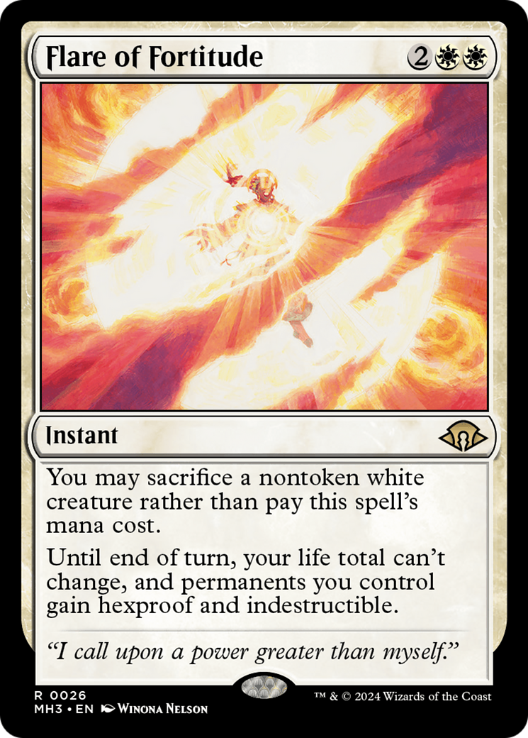 Flare of Fortitude [Modern Horizons 3] - Trinity Hobby