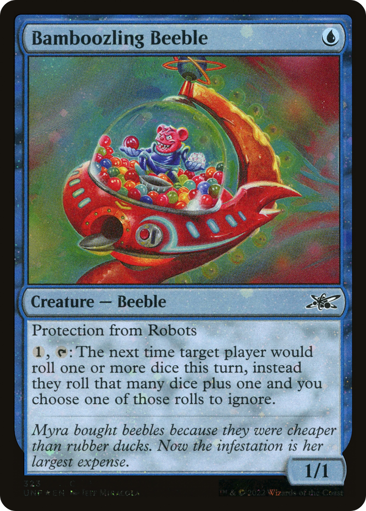 Bamboozling Beeble (Galaxy Foil) [Unfinity] - Trinity Hobby
