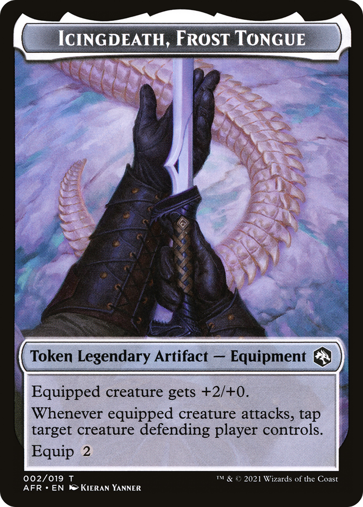 Icingdeath, Frost Tongue (AFR-002) - [Adventures in the Forgotten Realms Tokens] Foil - Trinity Hobby