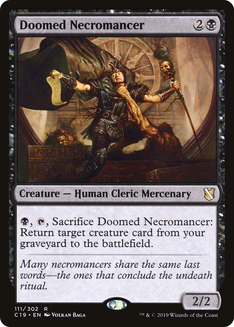 Nécromancien condamné [Commandant 2019] 