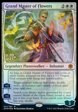 Grand Master of Flowers [Dungeons & Dragons: Adventures in the Forgotten Realms Prerelease Promos] - Trinity Hobby