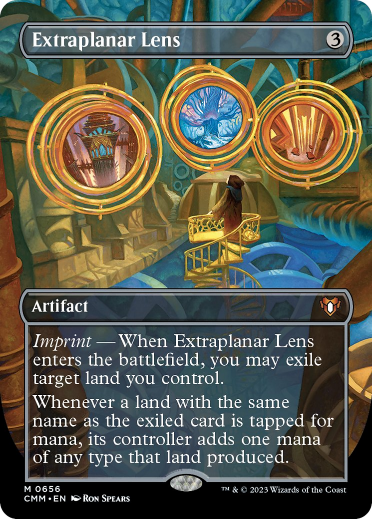 Extraplanar Lens (Borderless Alternate Art) [Commander Masters] - Trinity Hobby