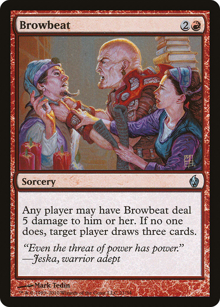 Browbeat [Premium Deck Series: Fire and Lightning] - Trinity Hobby
