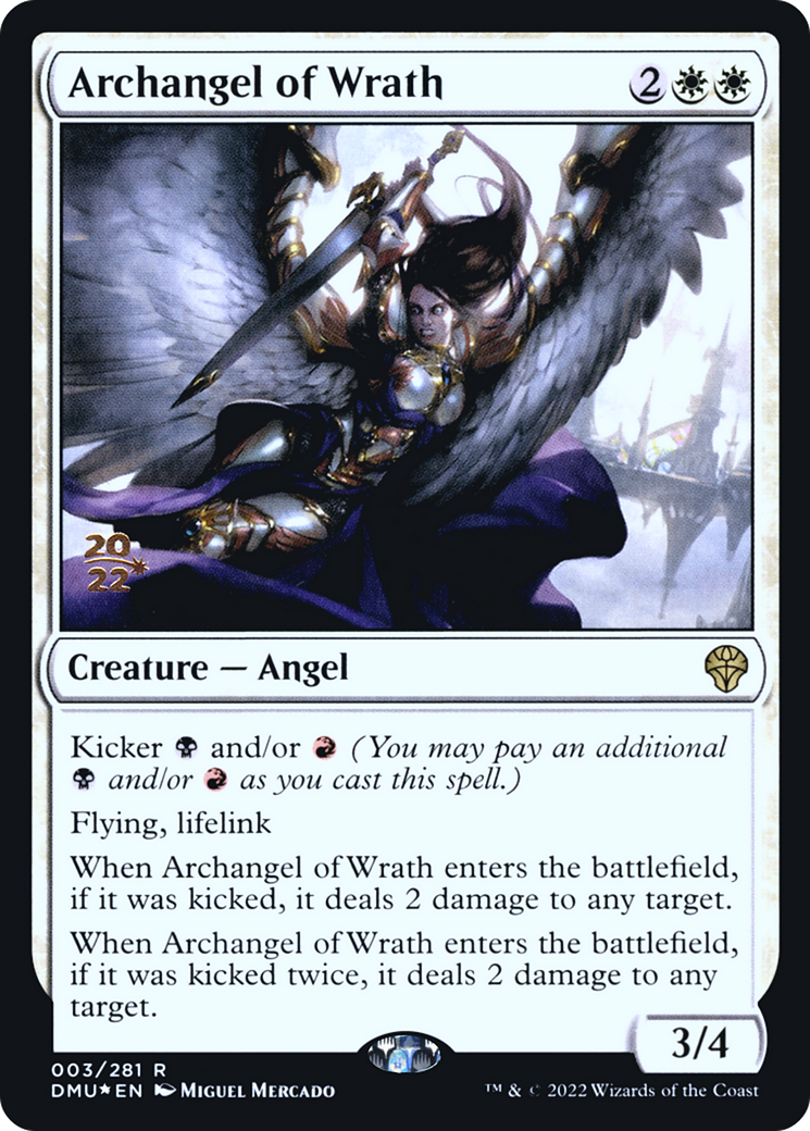 Archangel of Wrath [Dominaria United Prerelease Promos] - Trinity Hobby
