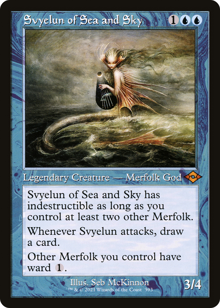 Svyelun of Sea and Sky [Etched Foil]  (MH2-393) - [Modern Horizons 2] - Trinity Hobby