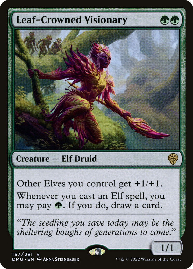 Visionnaire couronné de feuilles [Dominaria United] 