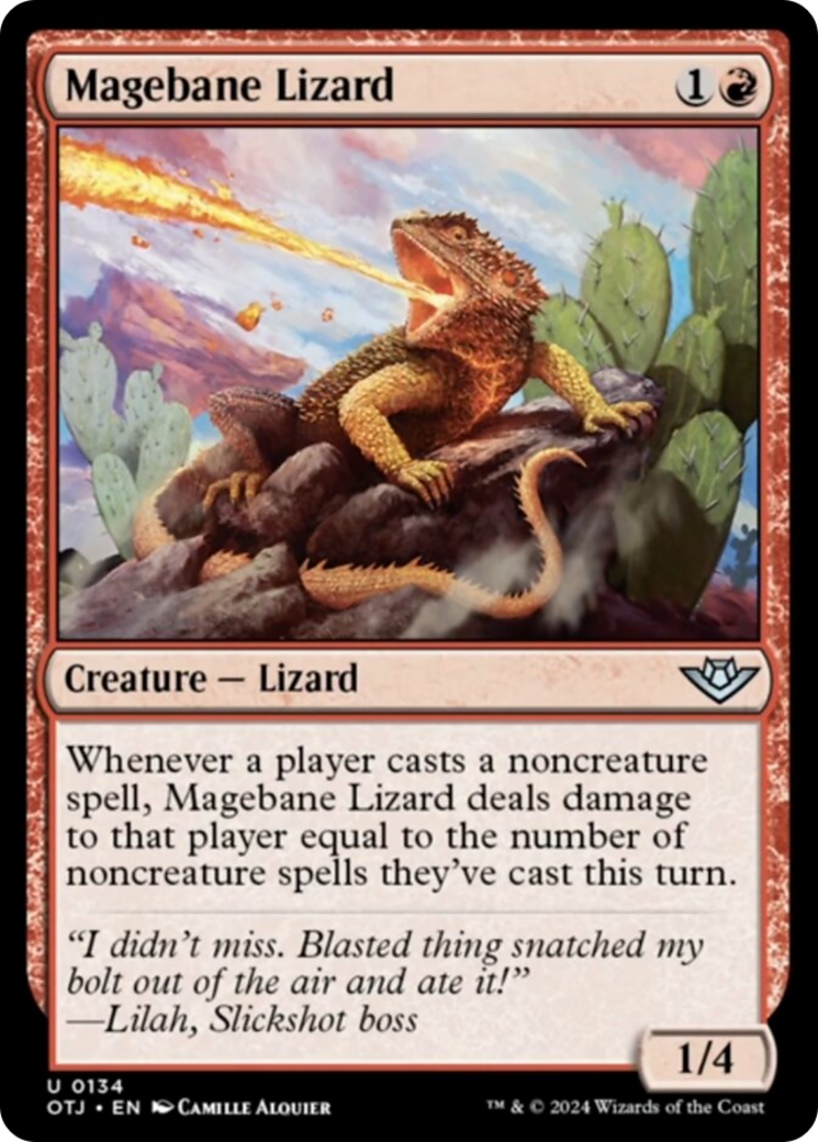Magebane Lizard [Outlaws of Thunder Junction] - Trinity Hobby