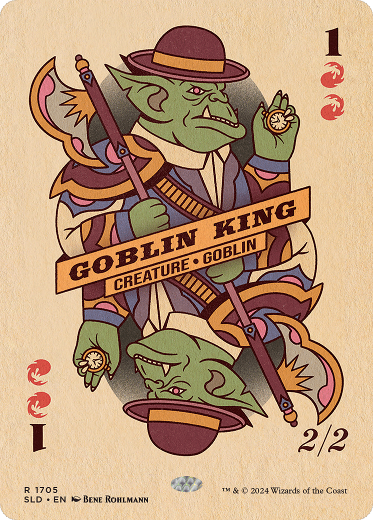 Goblin King  [Foil]  (SLD-1705) - [Secret Lair Drop] (Borderless) - Trinity Hobby