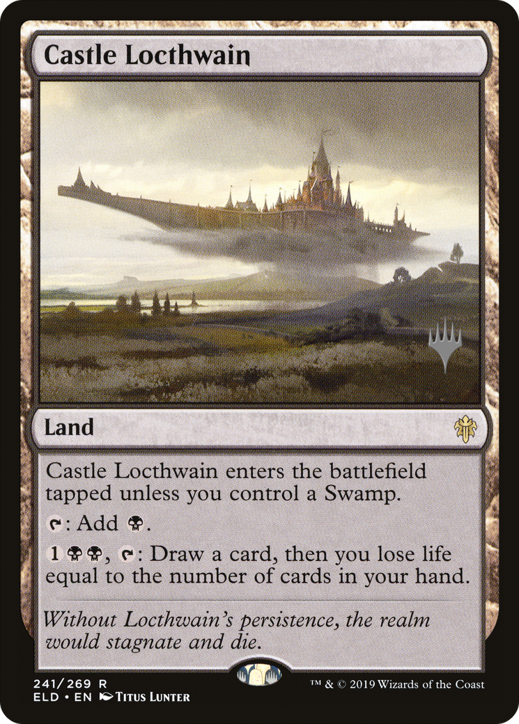 Castle Locthwain (Promo Pack) [Throne of Eldraine Promos] - Trinity Hobby
