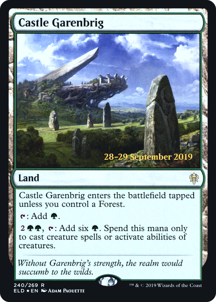 Castle Garenbrig [Throne of Eldraine Prerelease Promos] - Trinity Hobby