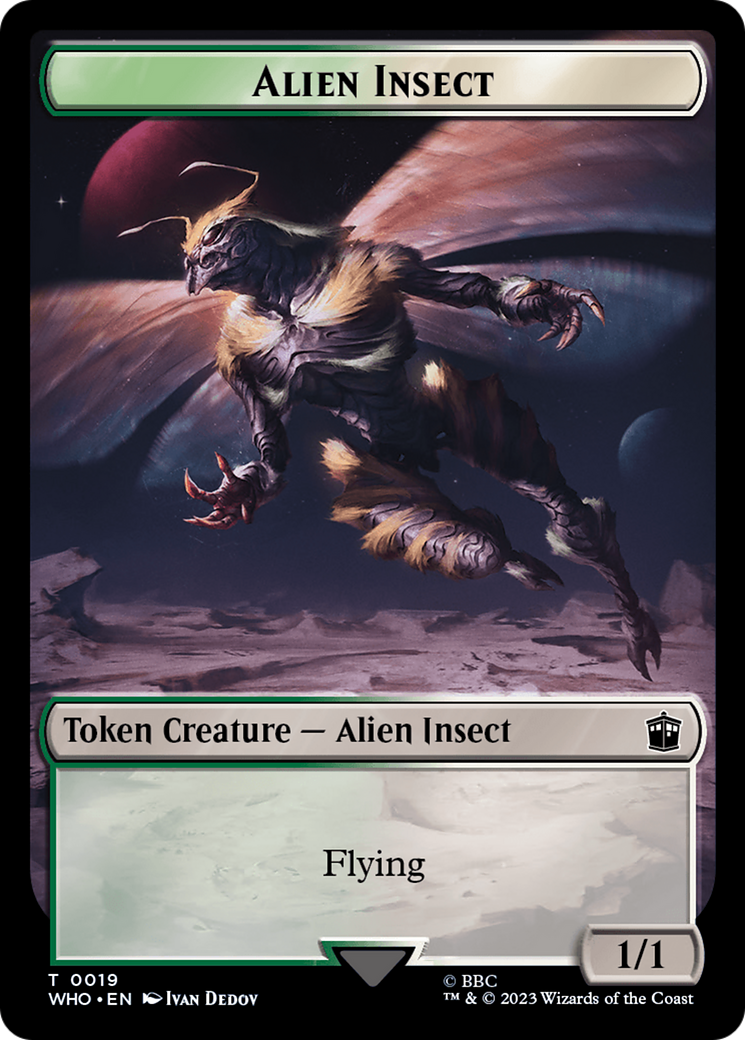 Alien Insect Token [Doctor Who Tokens] - Trinity Hobby