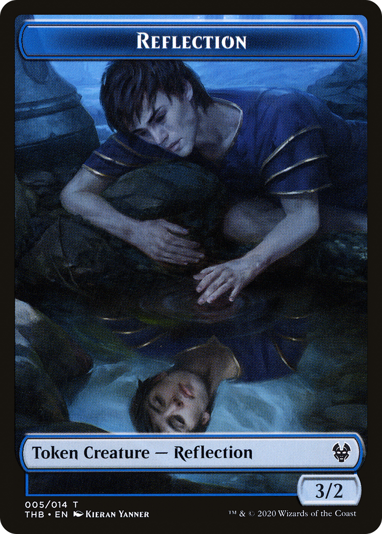 Reflection  [Foil]  (THB-005) - [Theros Beyond Death Tokens] - Trinity Hobby