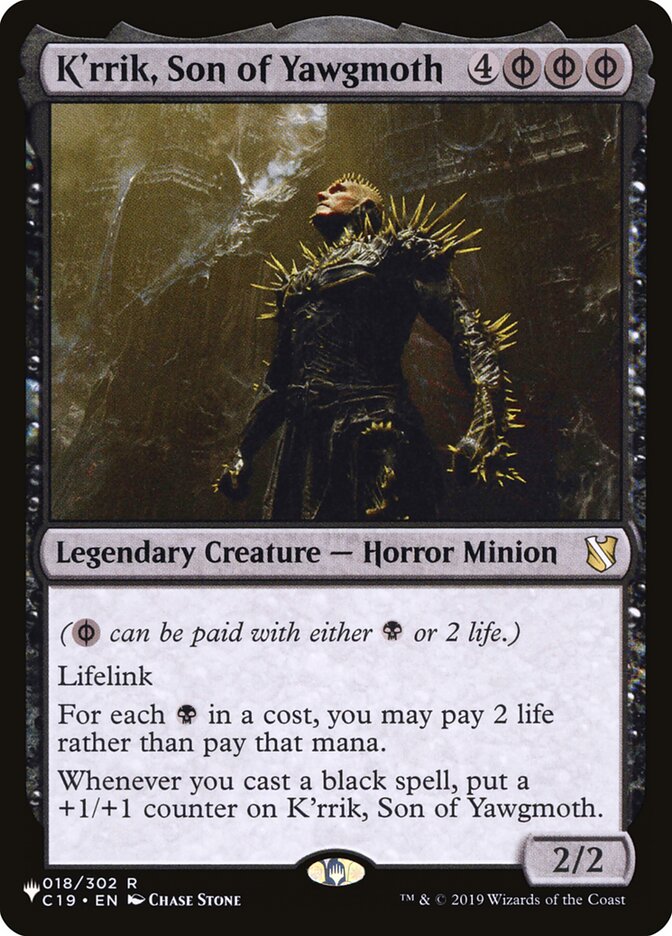 K'rrik, Son of Yawgmoth [The List] - Trinity Hobby
