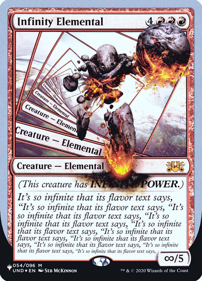 Infinity Elemental (Unfinity Foil Edition) [The List] - Trinity Hobby