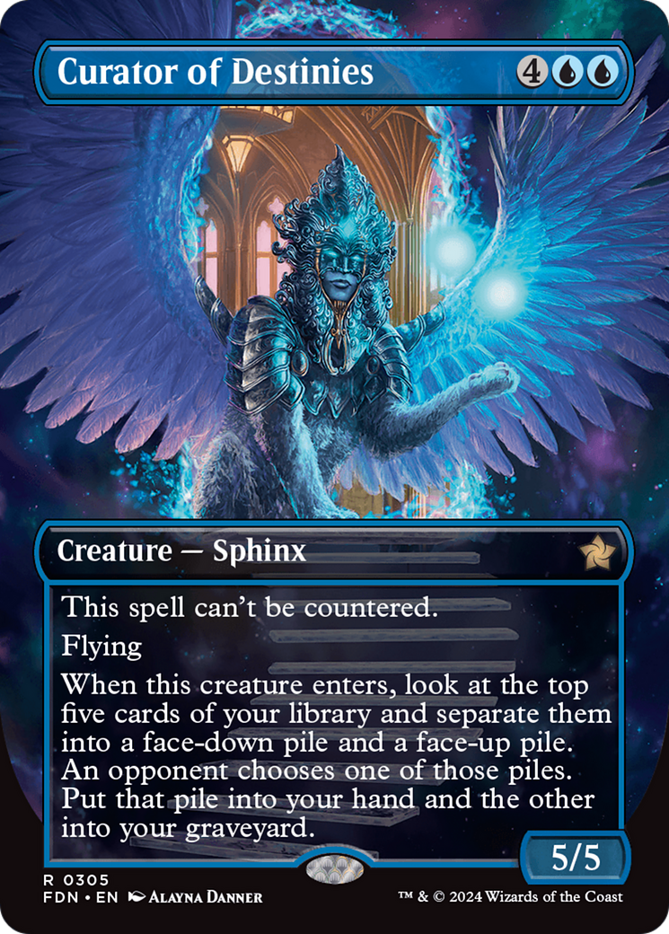 Curator of Destinies (Borderless) [Foundations] - Trinity Hobby