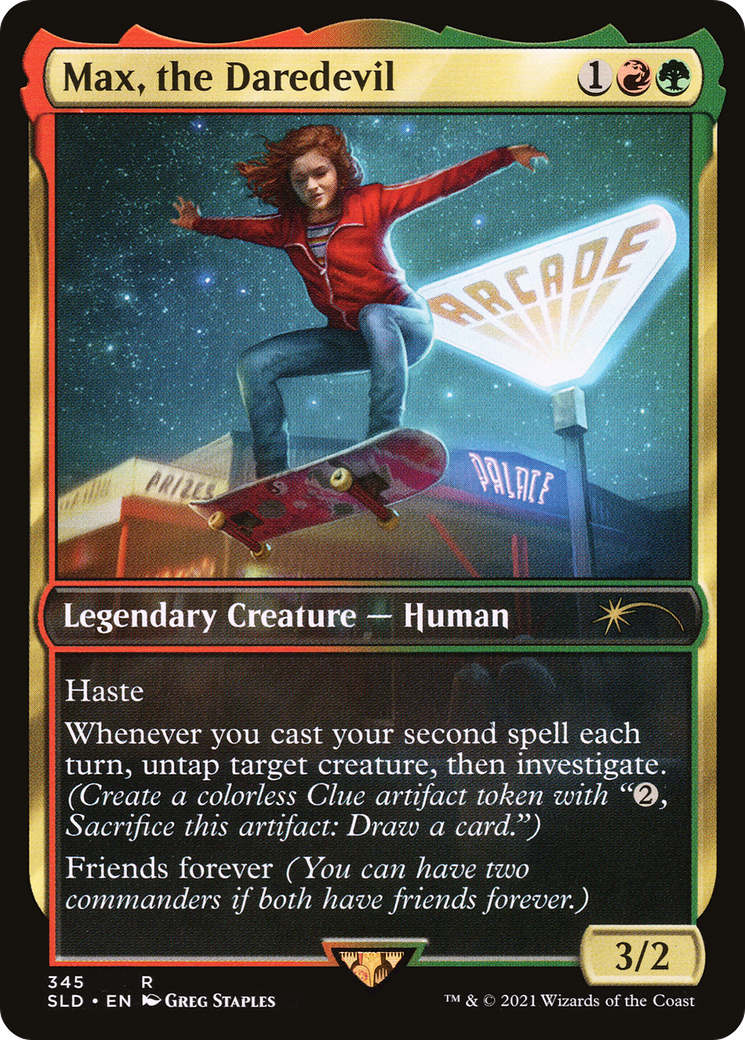 Elmar, Ulvenwald Informant  [Foil]  (SLD-345) - [Secret Lair Drop] / Max, the Daredevil - Trinity Hobby