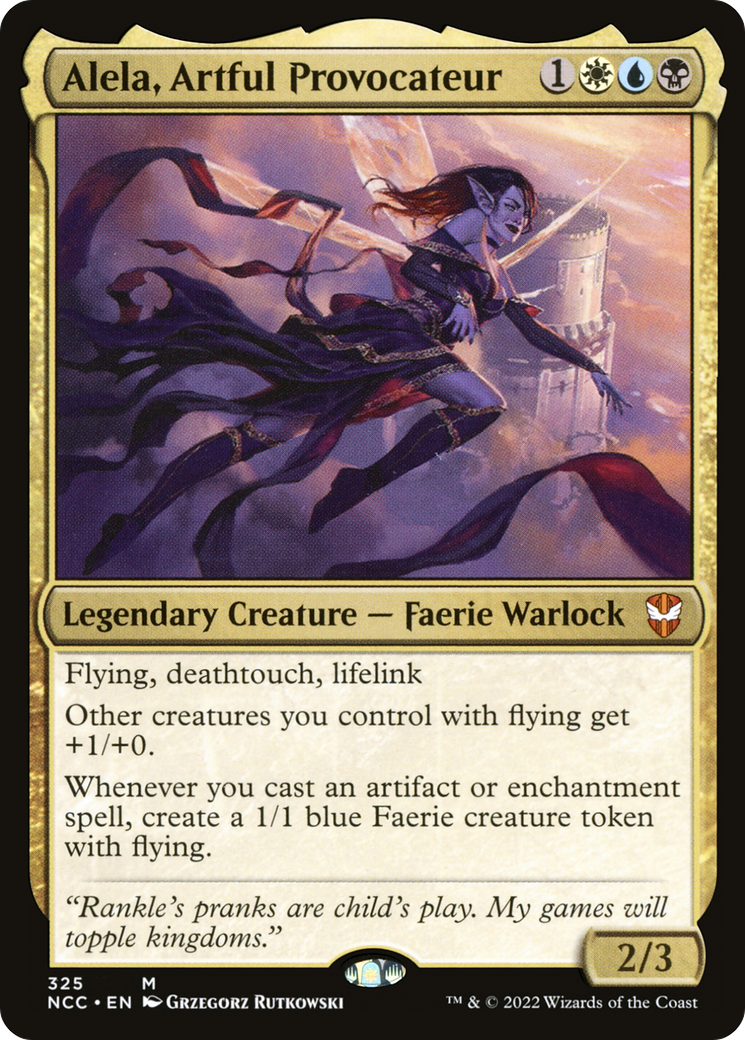 Alela, Artful Provocateur [Streets of New Capenna Commander] - Trinity Hobby