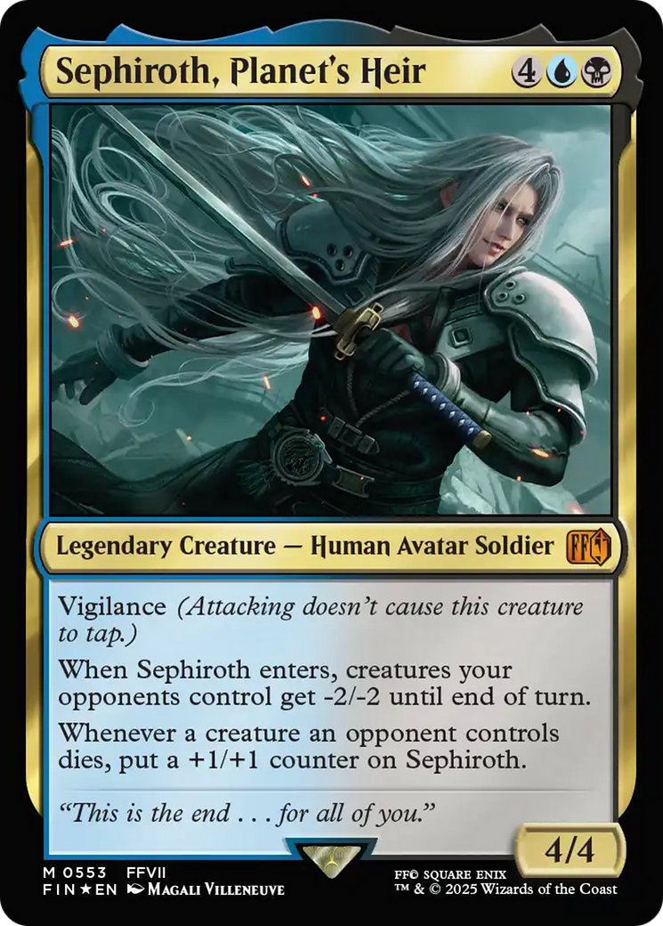 Sephiroth, Planet's Heir  [Foil]  (FIN-553) - [FINAL FANTASY] - Trinity Hobby