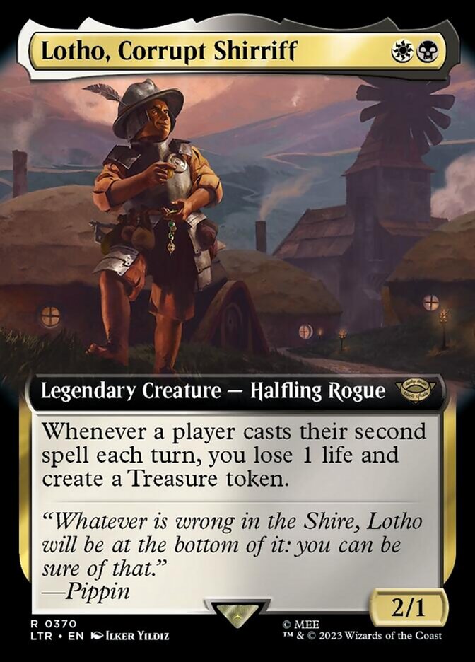 Lotho, Corrupt Shirriff (Extended Art) [The Lord of the Rings: Tales of Middle-Earth] - Trinity Hobby